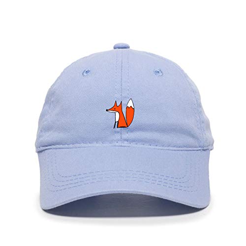 Fox Baseball Cap Embroidered Cotton Adjustable Dad Hat