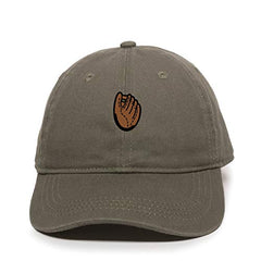 Baseball Glove Baseball Cap Embroidered Cotton Adjustable Dad Hat