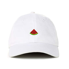 Watermelon Slice Baseball Cap Embroidered Cotton Adjustable Dad Hat