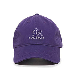 Send Nudes Dad Baseball Cap Embroidered Cotton Adjustable Dad Hat