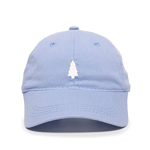 Forest Tree Baseball Cap Embroidered Cotton Adjustable Dad Hat