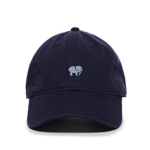 Cute Elephant Baseball Cap Embroidered Cotton Adjustable Dad Hat