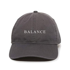 Balance Dad Baseball Cap Embroidered Cotton Adjustable Dad Hat