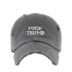 FCK Trump Vintage Baseball Cap Embroidered Cotton Adjustable Distressed Dad Hat
