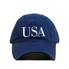 USA 4th of July Baseball Cap Embroidered Cotton Adjustable Dad Hat