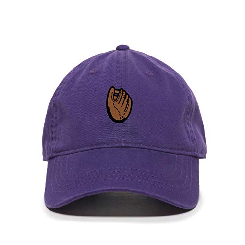Baseball Glove Baseball Cap Embroidered Cotton Adjustable Dad Hat