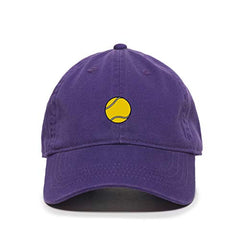 Tennis Ball Baseball Cap Embroidered Cotton Adjustable Dad Hat