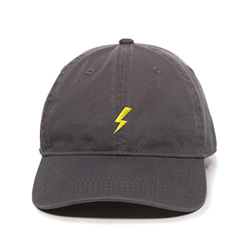 Lightning Storm Bolt Baseball Cap Embroidered Cotton Adjustable Dad Hat