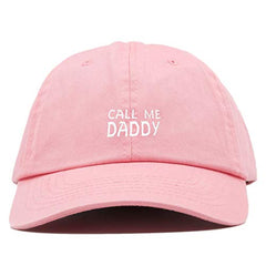 Call Me Daddy Baseball Cap Embroidered Cotton Adjustable Dad Hat