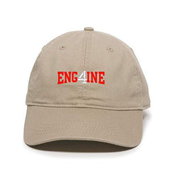 Engine 4 FD Dad Baseball Cap Embroidered Cotton Adjustable Dad Hat