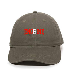 Engine 6 FD Dad Baseball Cap Embroidered Cotton Adjustable Dad Hat