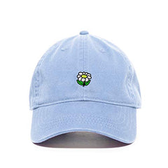 Daisy Baseball Cap Embroidered Cotton Adjustable Dad Hat