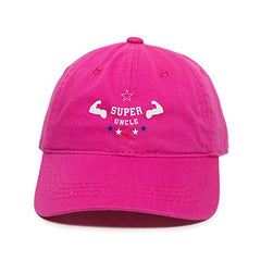 Super Uncle Dad Baseball Cap Embroidered Cotton Adjustable Dad Hat