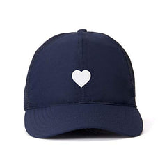 Heart Baseball Cap Embroidered Cotton Adjustable Dad Hat