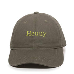 Henny Drink Alcohol Baseball Cap Embroidered Cotton Adjustable Dad Hat
