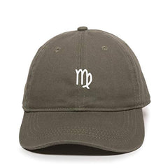 Virgo Zodiac Baseball Cap Embroidered Cotton Adjustable Dad Hat