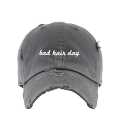 Bad Hair Day Vintage Baseball Cap Embroidered Cotton Adjustable Distressed Dad Hat