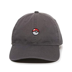 Pokeball Baseball Cap Embroidered Cotton Adjustable Dad Hat