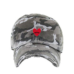 Mom Arrow Vintage Baseball Cap Embroidered Cotton Adjustable Distressed Dad Hat