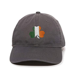 Irish Shamrock Flag Baseball Cap Embroidered Cotton Adjustable Dad Hat