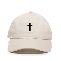 Cross Baseball Cap Embroidered Cotton Adjustable Dad Hat
