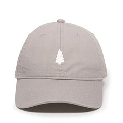 Forest Tree Baseball Cap Embroidered Cotton Adjustable Dad Hat