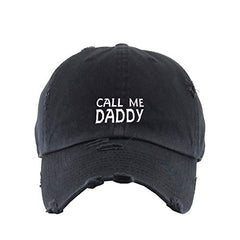 Call Me Daddy Vintage Baseball Cap Embroidered Cotton Adjustable Distressed Dad Hat